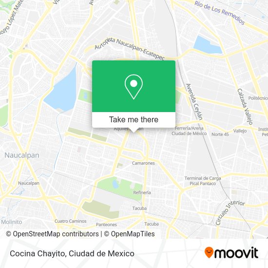 Cocina Chayito map