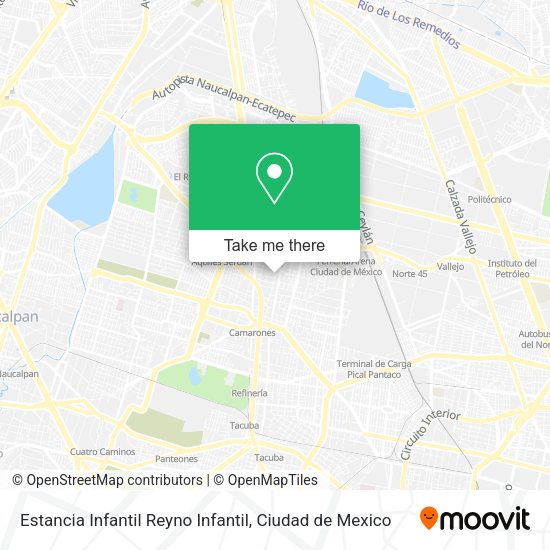 Mapa de Estancia Infantil Reyno Infantil