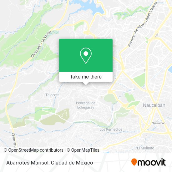 Abarrotes Marisol map