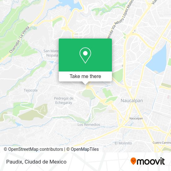 Mapa de Paudix