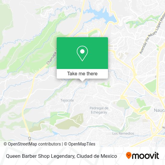 Mapa de Queen Barber Shop Legendary