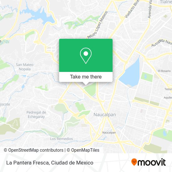 La Pantera Fresca map
