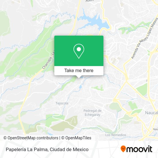 Papelería La Palma map