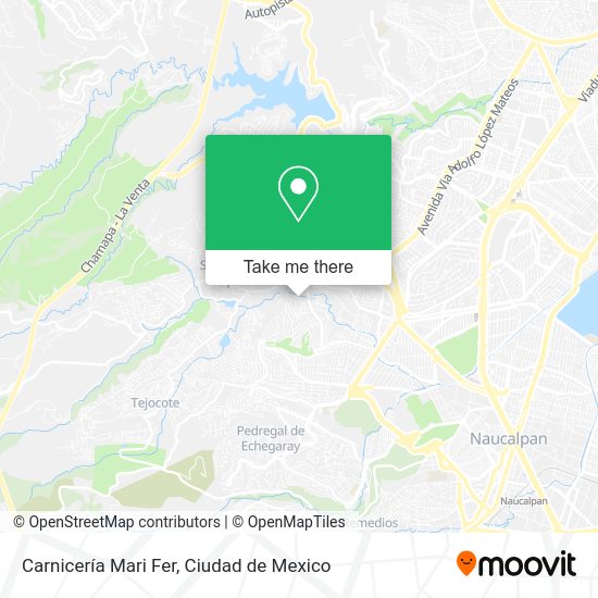 Mapa de Carnicería Mari Fer