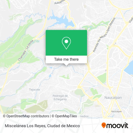 Mapa de Miscelánea Los Reyes