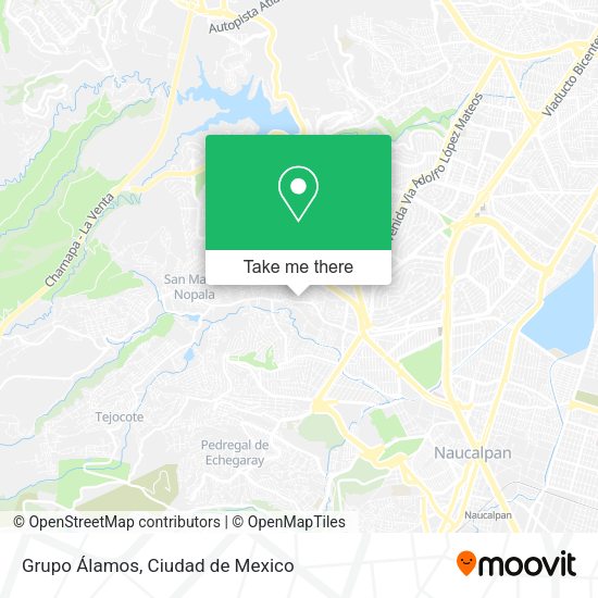 Grupo Álamos map