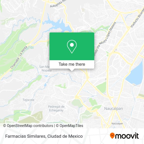 Mapa de Farmacias Similares