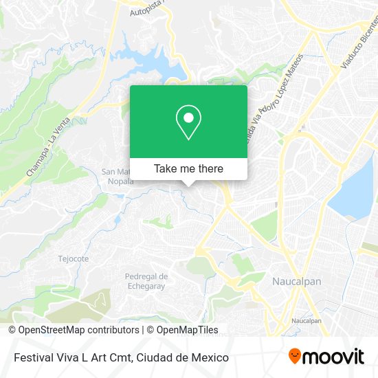 Mapa de Festival Viva L Art Cmt
