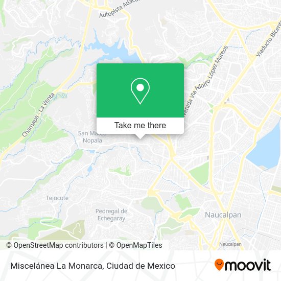 Miscelánea La Monarca map