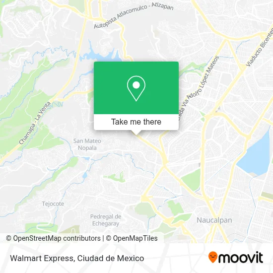 Walmart Express map