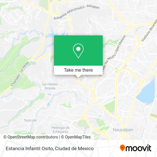 Mapa de Estancia Infantil Osito