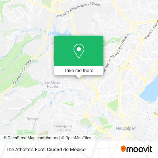 The Athlete's Foot map