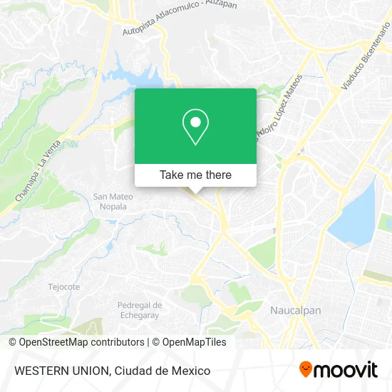 WESTERN UNION map