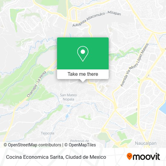 Mapa de Cocina Economica Sarita