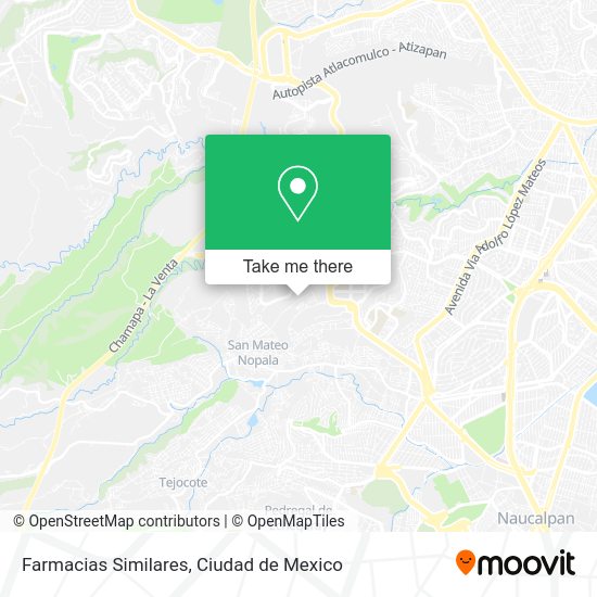 Mapa de Farmacias Similares
