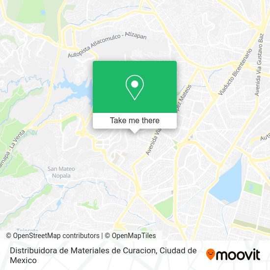 Distribuidora de Materiales de Curacion map