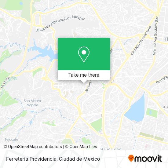 Ferretería Providencia map