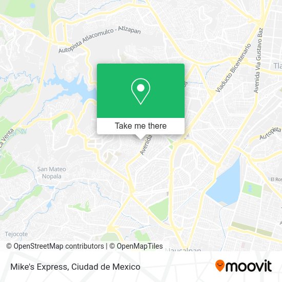 Mapa de Mike's Express