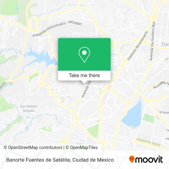 Banorte Fuentes de Satélite map