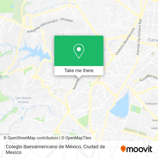 Colegio Iberoamericano de México map
