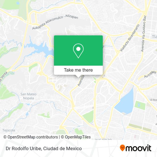 Dr Rodolfo Uribe map