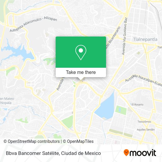 Mapa de Bbva Bancomer Satélite