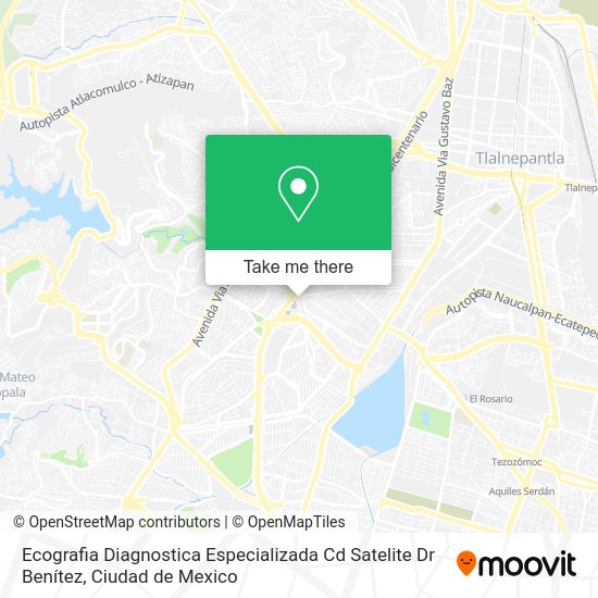 Ecografia Diagnostica Especializada Cd Satelite Dr Benítez map