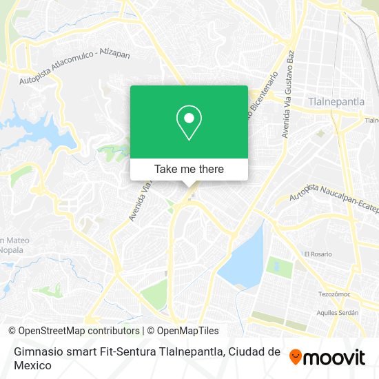 Gimnasio smart Fit-Sentura Tlalnepantla map