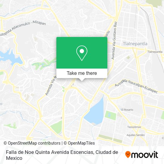 Mapa de Falla de Noe Quinta Avenida Escencias