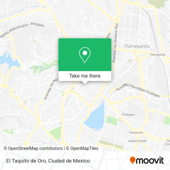 El Taquito de Oro map