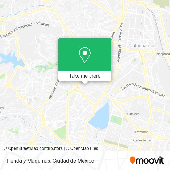Tienda y Maquinas map