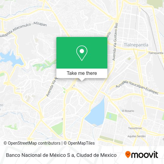 Banco Nacional de México S a map