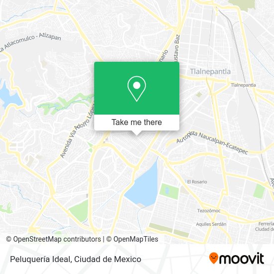 Mapa de Peluquería Ideal
