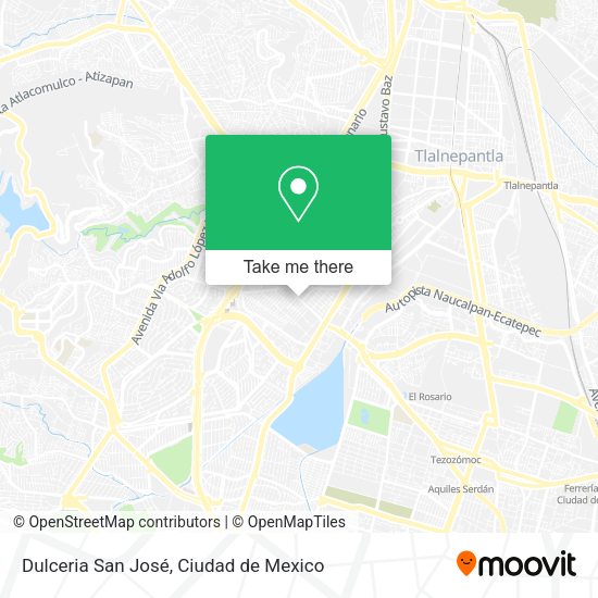 Mapa de Dulceria San José