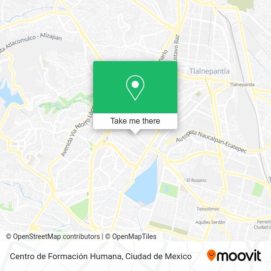 Centro de Formación Humana map
