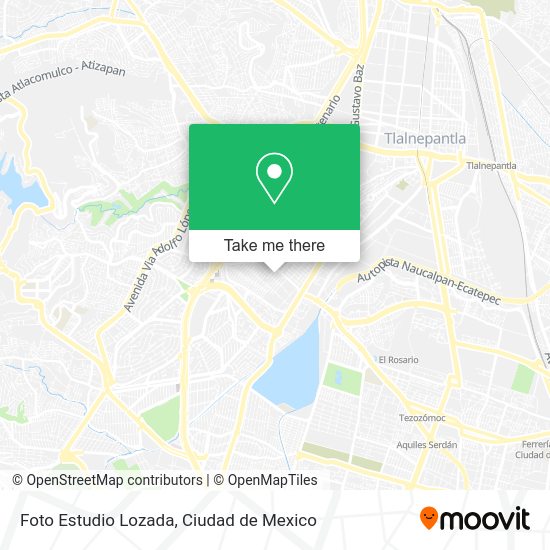 Mapa de Foto Estudio Lozada