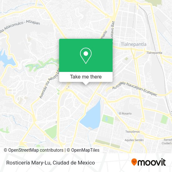 Mapa de Rosticería Mary-Lu