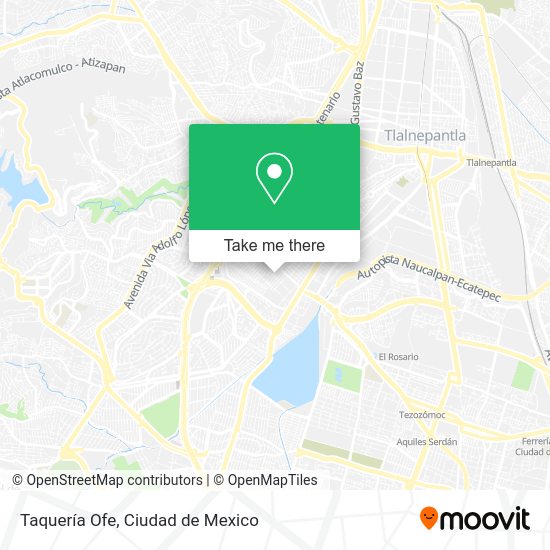 Taquería Ofe map
