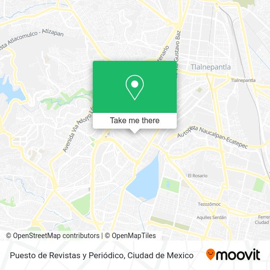 Puesto de Revistas y Periódico map