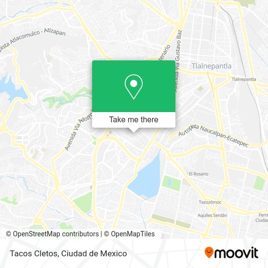 Tacos Cletos map