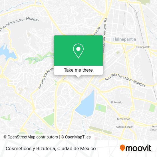 Mapa de Cosméticos y Bizuteria