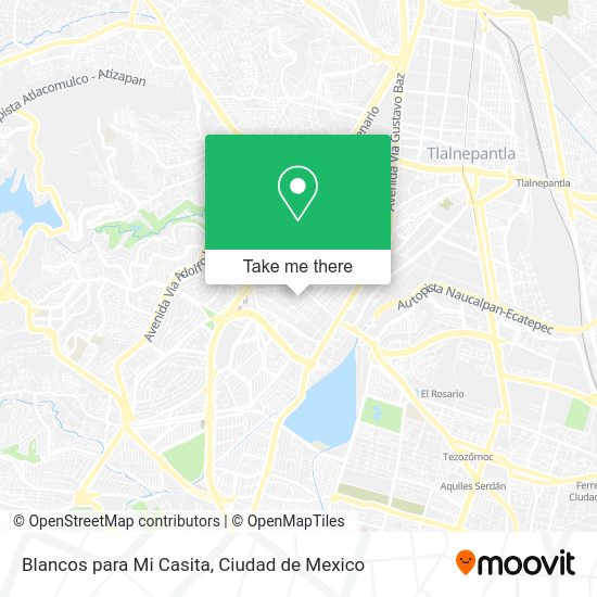 Blancos para Mi Casita map