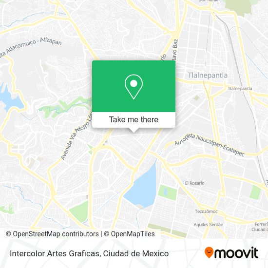 Intercolor Artes Graficas map