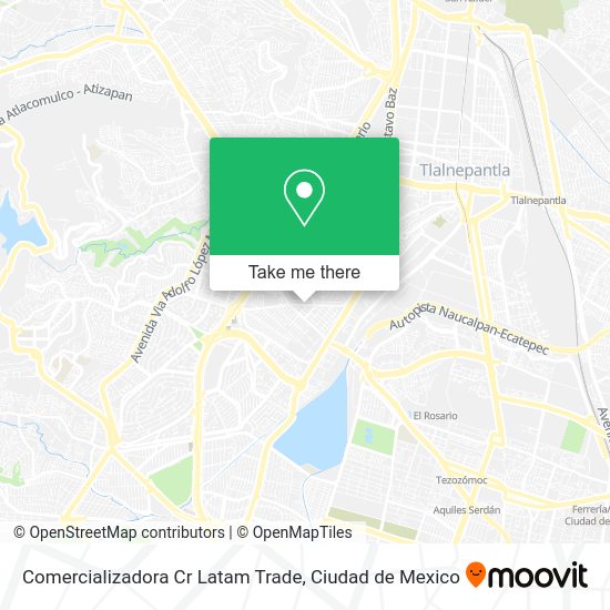 Comercializadora Cr Latam Trade map