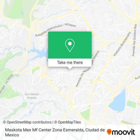 Maskota Mex Mf Center Zona Esmeralda map
