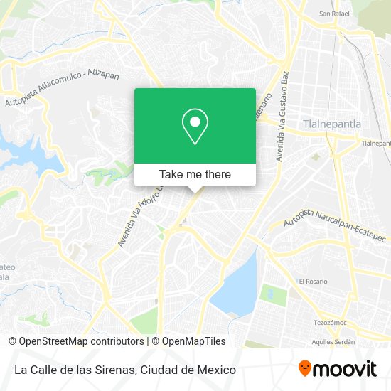 La Calle de las Sirenas map