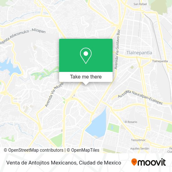 Venta de Antojitos Mexicanos map
