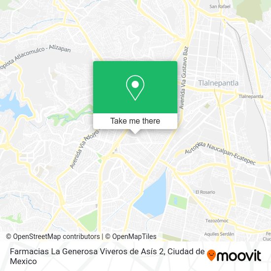 Farmacias La Generosa Viveros de Asís 2 map