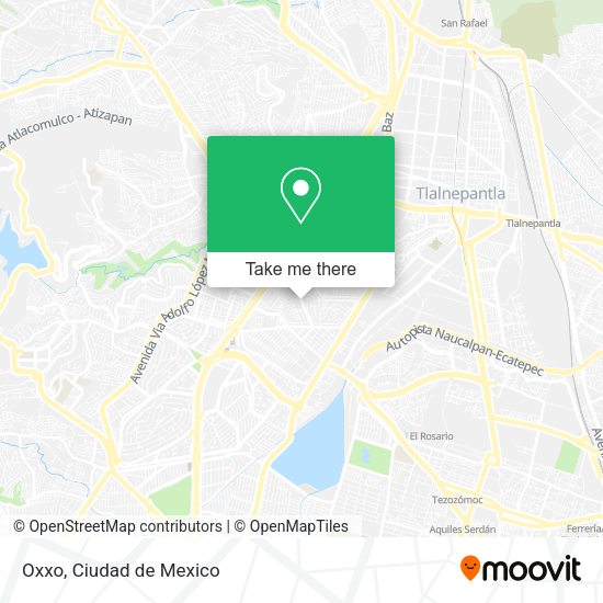Mapa de Oxxo