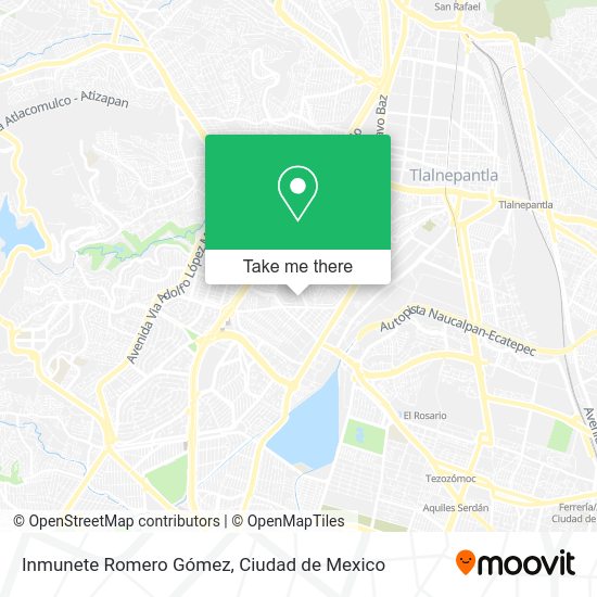 Inmunete Romero Gómez map